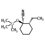 CAS 登录号：804563-35-7， (1R,2R)-2-乙基-1-[(三甲基硅烷基)氧基]环己烷甲腈