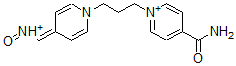CAS 登录号:80466-19-9, 4-(氨基羰基)-1-(3-(4-((羟基亚胺)甲基)吡啶鎓)丙基)吡啶鎓