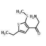 CAS 登录号：805179-80-0， 2-氨基-1-[5-乙基-2-(甲硫基)-3-噻吩基]乙酮