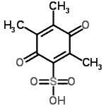 CAS 登录号：805183-15-7， 2,4,5-三甲基-3,6-二氧代-1,4-环己二烯-1-磺酸