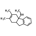 CAS 登录号：805183-76-0， N,2,3-三甲基-1,4,9,9a-四氢-4aH-芴-4a-胺