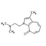 CAS 登录号：805185-61-9， 1-[2-(二甲基氨基)乙基]-3-甲基环庚三烯并[b]吡咯-8(1H)-酮