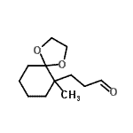 CAS 登录号：805319-68-0， 3-(6-甲基-1,4-二氧杂螺[4.5]癸-6-基)丙醛