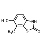 CAS 登录号：80689-21-0， 6,7-二甲基-1,3-苯并噻唑-2(3H)-酮