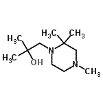 CAS 登录号：807265-87-8， 2-甲基-1-(2,2,4-三甲基-1-哌嗪基)-2-丙醇