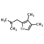 CAS 登录号：807288-12-6， 1-(3,4-二甲基-2-硒吩基)-N,N-二甲基甲胺