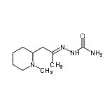 CAS 登录号：807295-83-6， (2E)-2-[1-(1-甲基-2-哌啶基)-2-丙基亚基]氨基甲酰肼