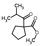 CAS 登录号：807336-32-9， 甲基1-异丁酰基环戊烷羧酸酯