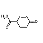 CAS 登录号：80753-90-8， 4-乙酰基-2,5-环己二烯-1-酮