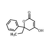 CAS 登录号：807609-61-6， 6-乙基-4-羟基-6-苯基-5,6-二氢-2H-吡喃-2-酮