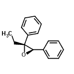 CAS 登录号：807630-83-7， (2R,3R)-2-乙基-2,3-二苯基环氧乙烷