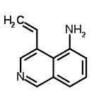 CAS#: 808125-39-5， 4-Vinyl-5-isoquinolinamine