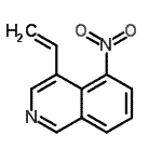 CAS#: 808125-51-1， 5-Nitro-4-vinylisoquinoline