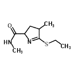 CAS 登录号：808148-43-8， 5-(乙硫基)-N,4-二甲基-3,4-二氢-2H-吡咯-2-甲酰胺