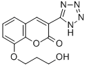 CAS 登录号:80916-79-6, 8-(3-羟基丙氧基)-3-(1H-四唑-5-基)-2H-1-苯并吡喃-2-酮