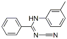 CAS 登录号：80949-07-1， N-(3-甲基苯基)-N'-氰基苯甲脒