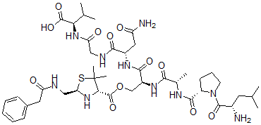 CAS 登录号：80976-69-8， 苄基青霉噻唑基-七肽