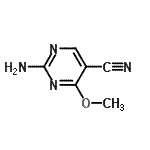 CAS 登录号：81066-95-7， 2-氨基-4-甲氧基-5-嘧啶甲腈