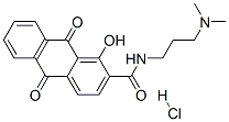 CAS 登录号：81085-99-6， N-(3-(二甲基氨基)丙基)-9,10-二氢-1-羟基-9,10-二氧代-2-蒽甲酰胺单盐酸盐