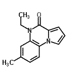 CAS#: 811412-74-5， 5-Ethyl-7-methylpyrrolo[1,2-a]quinoxalin-4(5H)-one