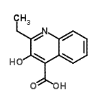 CAS 登录号：811432-22-1， 2-乙基-3-羟基-4-喹啉羧酸