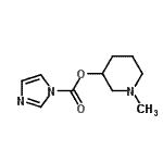 CAS 登录号：811448-34-7， 1-甲基-3-哌啶基1H-咪唑-1-羧酸酯