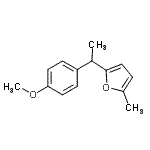 CAS#: 811784-21-1， 2-[1-(4-Methoxyphenyl)ethyl]-5-methylfuran