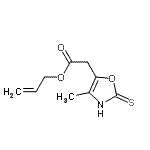 CAS#: 811813-23-7， Allyl (4-methyl-2-thioxo-2,3-dihydro-1,3-oxazol-5-yl)acetate