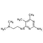 CAS#: 811945-79-6， N<sup>4</sup>-[2-(Dimethylamino)ethyl]-5,6-dimethyl-2,4-pyrimidinediamine