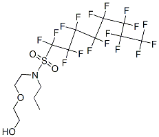 CAS 登录号：81209-76-9， 1,1,2,2,3,3,4,4,5,5,6,6,7,7,8,8,8-十七氟-N-[2-(2-羟基乙氧基)乙基]-N-丙基-辛烷-1-磺酰胺