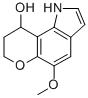 CAS 登录号：81258-10-8， 1,7,8,9-四氢-5-甲氧基吡喃并(2,3-g)吲哚-9-醇