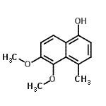 CAS 登录号：812646-84-7， 5,6-二甲氧基-4-甲基-1-萘酚