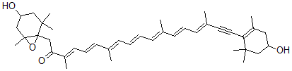 CAS 登录号：81306-52-7， Halocynthiaxanthin