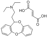 CAS 登录号：81320-19-6， (+-)-N,N-二乙基-11H-二苯并(b,e)(1,4)二氧杂卓-11-乙胺