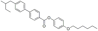 CAS 登录号：81367-71-7， 4'-(2-甲基丁基)-(1,1'-联苯)-4-羧酸 4-(己氧基)苯基酯