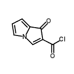 CAS 登录号：81400-08-0， 1-氧代-1H-吡咯里嗪-2-甲酰氯