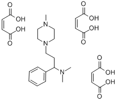 CAS#: 81402-48-4, alpha-Phenyl-N,N,4-Trimethyl-1-Piperazinepropanamine (Z)-2-Butenedioate (1:3)