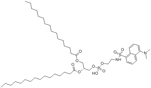 CAS 登录号：81425-71-0， 1,2-二棕榈酰-SN-甘油-3-磷酰-[N-丹磺酰]乙醇胺