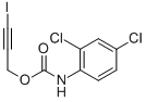 CAS 登录号：81466-80-0， 2,4-二氯苯胺基甲酸 3-碘-2-丙炔基酯