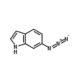 CAS 登录号：81524-75-6， 6-叠氮基-1H-吲哚