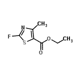 CAS 登录号：81569-36-0， 乙基2-氟-4-甲基-1,3-噻唑-5-羧酸酯