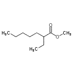 CAS 登录号：816-63-7， 甲基2-乙基庚烷酸酯