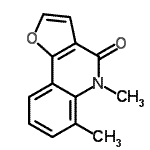 CAS 登录号：816418-43-6， 5,6-二甲基呋喃并[3,2-c]喹啉-4(5H)-酮