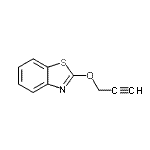 CAS 登录号：81697-01-0， 2-(2-丙炔-1-基氧基)-1,3-苯并噻唑