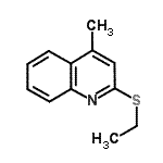 CAS 登录号：817166-24-8， 2-(乙硫基)-4-甲基喹啉