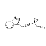 CAS 登录号：817207-48-0， 1-[3-(2-乙基-2-环氧乙烷基)-2-丙炔-1-基]-1H-苯并三唑