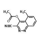 CAS 登录号：817209-78-2， 3-氰基-5-甲基-4-噌啉基乙酸酯