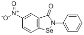 CAS#: 81744-08-3， 5-Nitro-2-Phenyl-1,2-Benzoselenazol-3-One