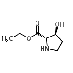 CAS#: 817555-90-1， Ethyl (3S)-3-hydroxy-L-prolinate
