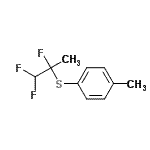 CAS 登录号：817562-60-0， 1-甲基-4-[(1,1,2-三氟-2-丙基)硫基]苯